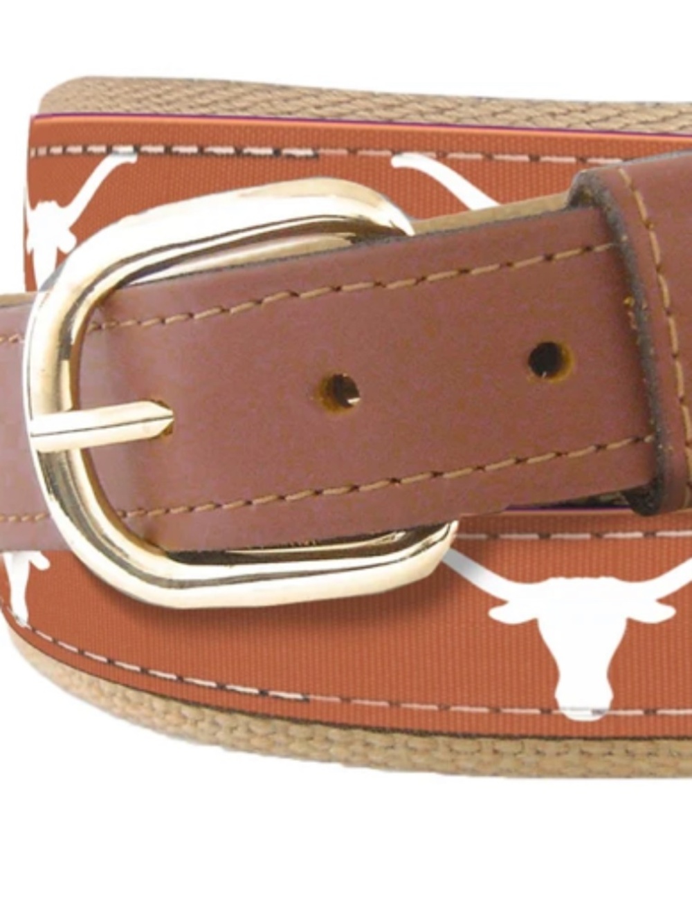 Zep-Pro Texas Longhorns Men's Collegiate Woven Ribbon Belt